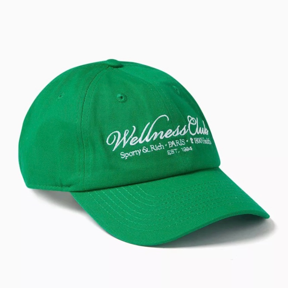 New Green Sport & Rich Embroidered Baseball Cap